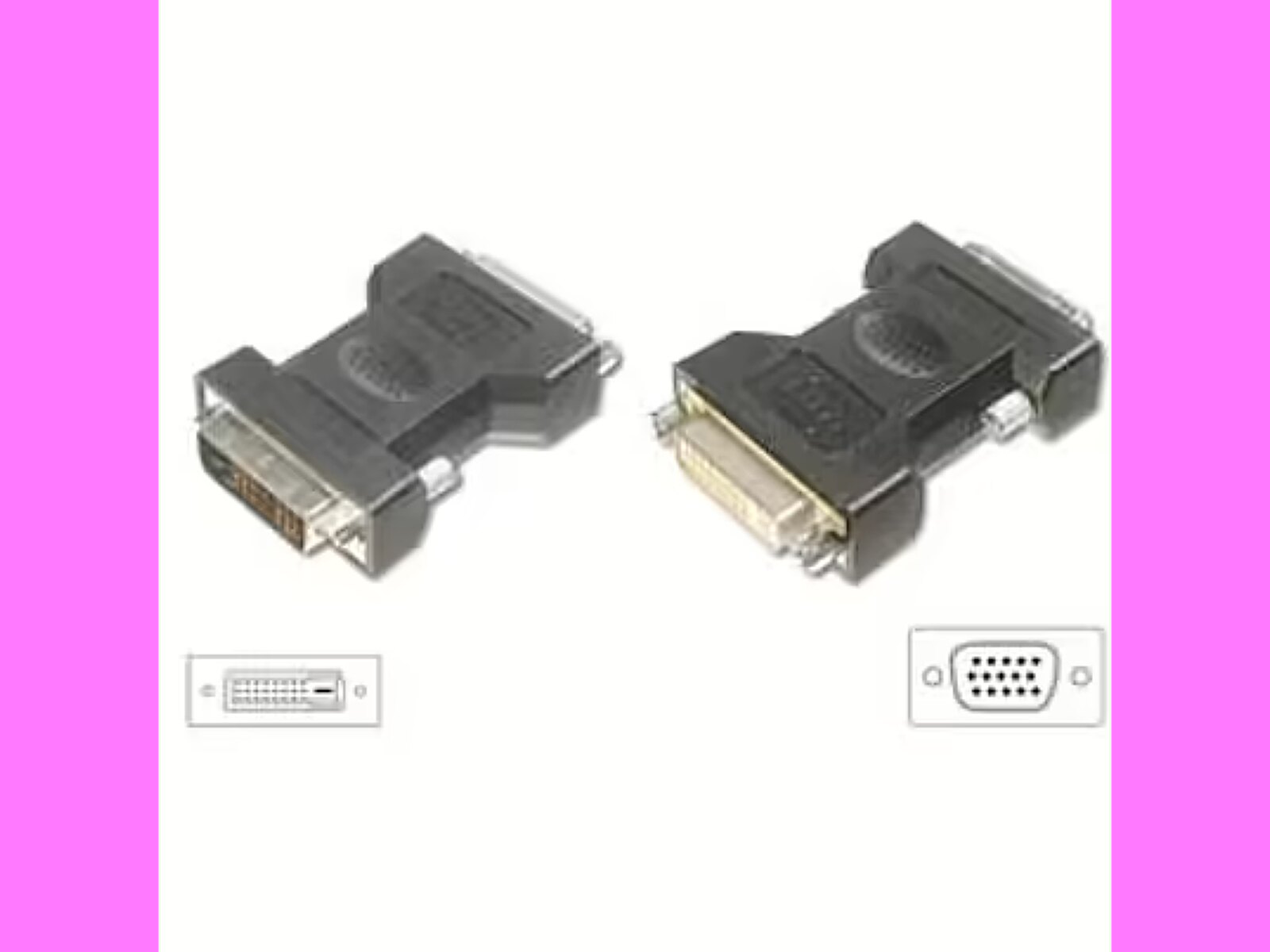 Acme DVI-I female - HD DSUB male adapter
