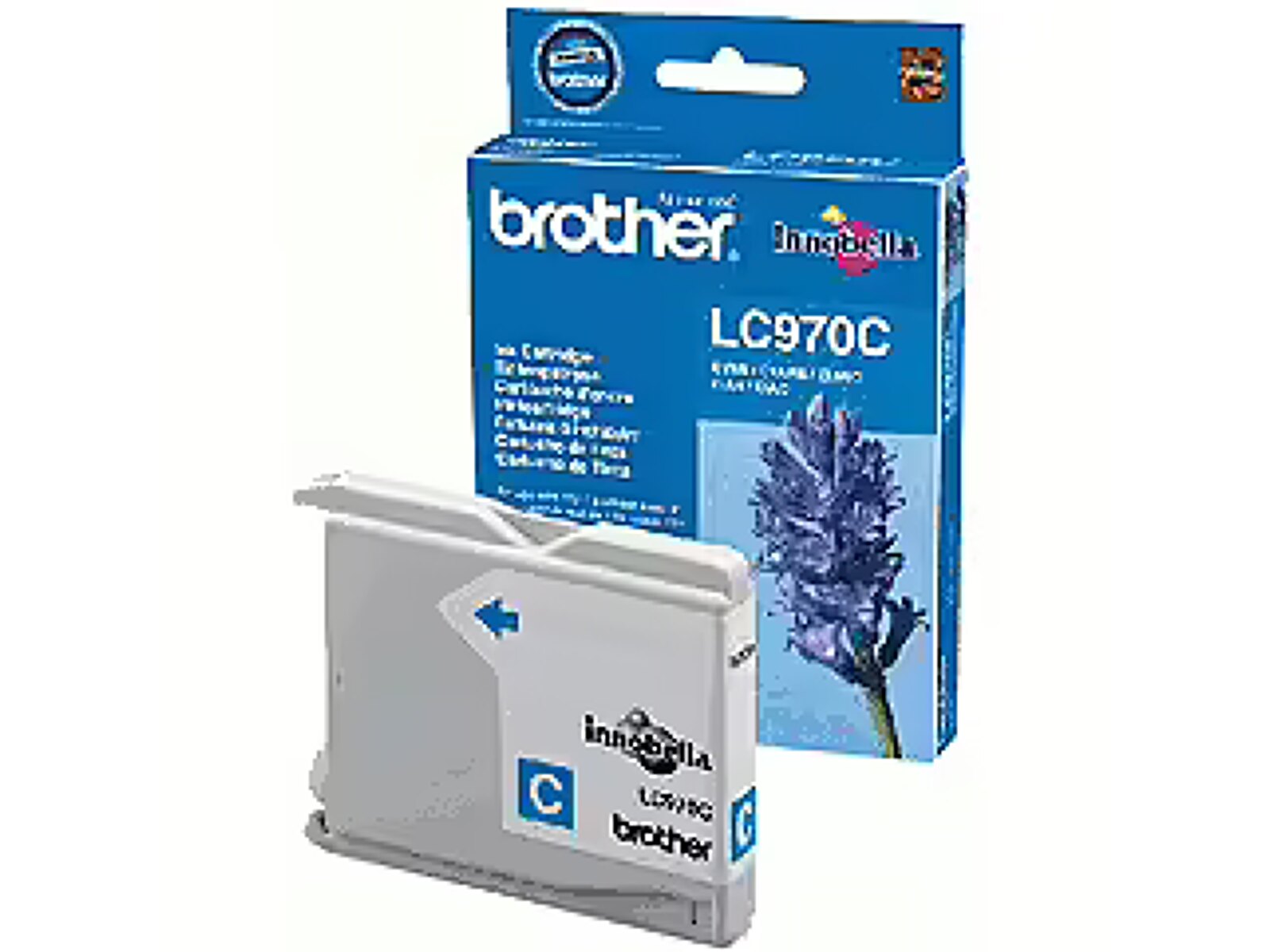 Brother LC970C CYAN INK CARTR, 300 PGS