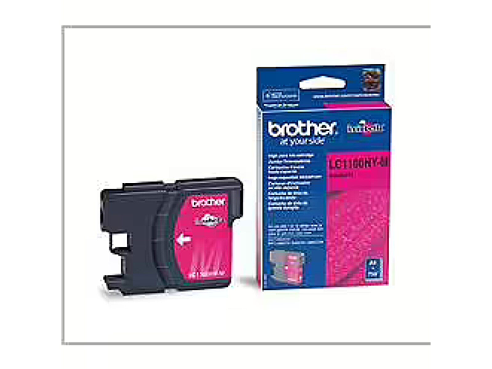 Brother LC1100HYM MAGENTA INK CART,750PG