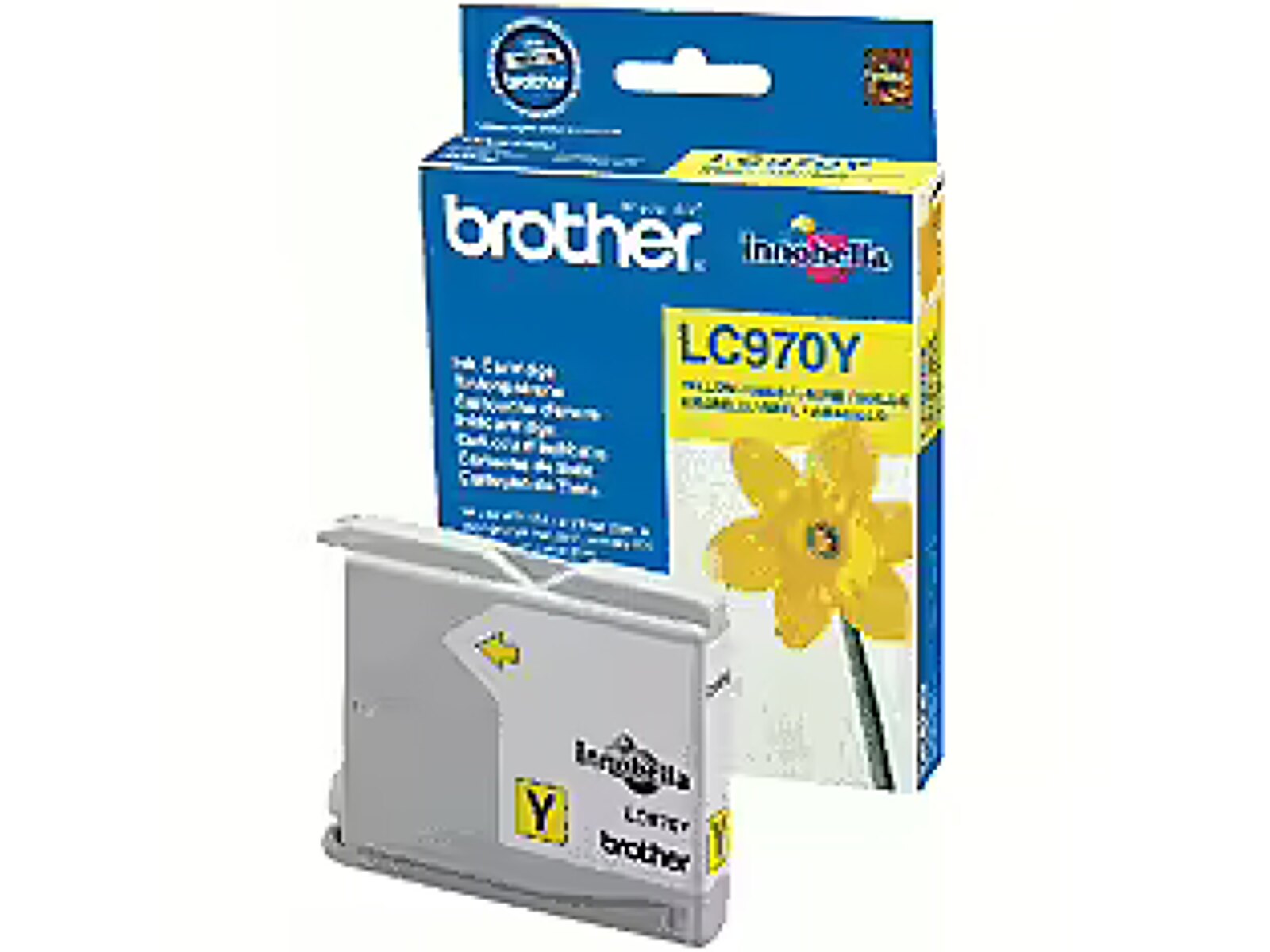 Brother LC970Y YELLOW INK CARTR, 300 PGS