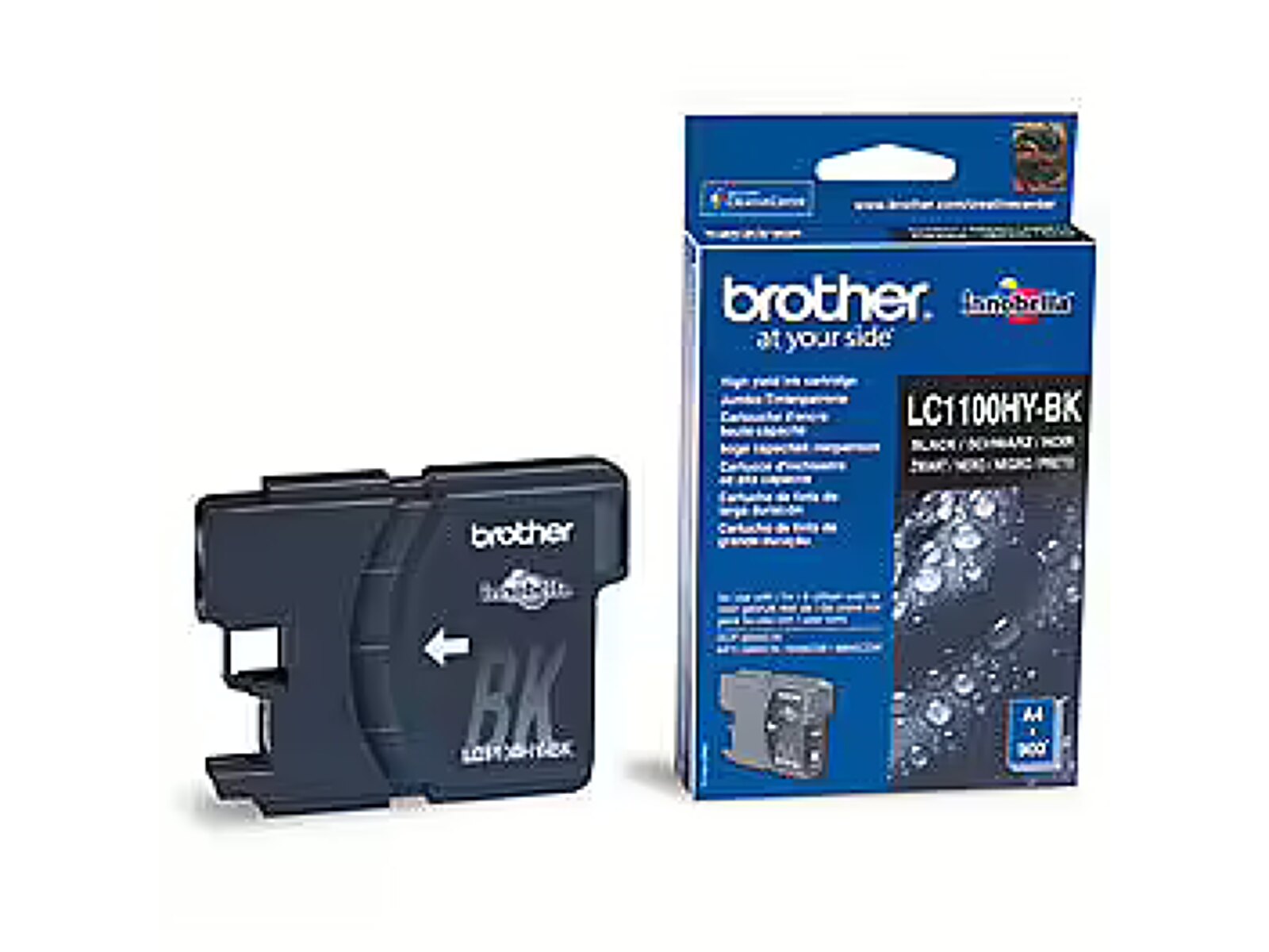 Brother LC1100HYBK BLACK INK CARTR,900PG