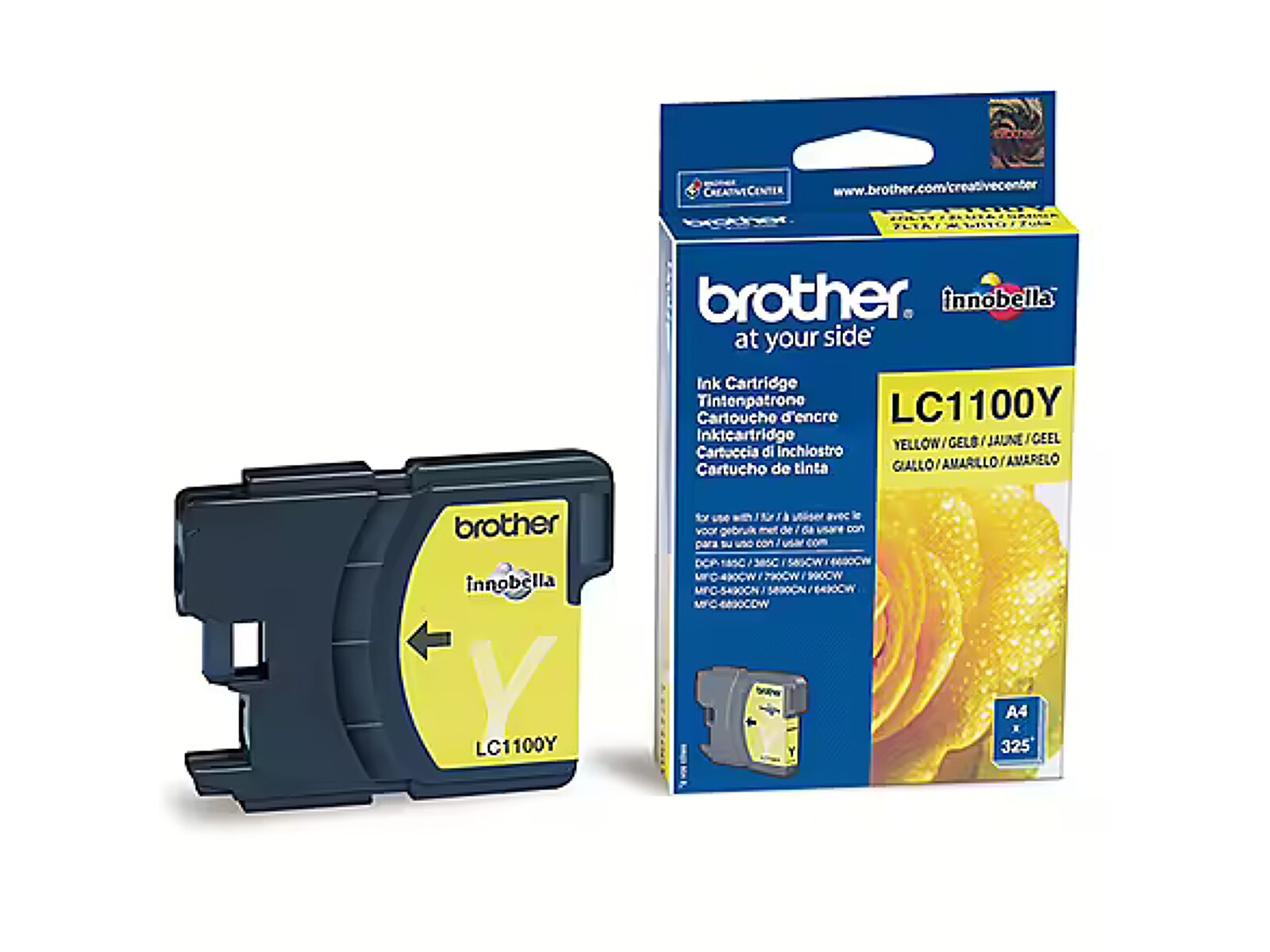 Brother LC1100Y, Yellow Ink Cartridge
