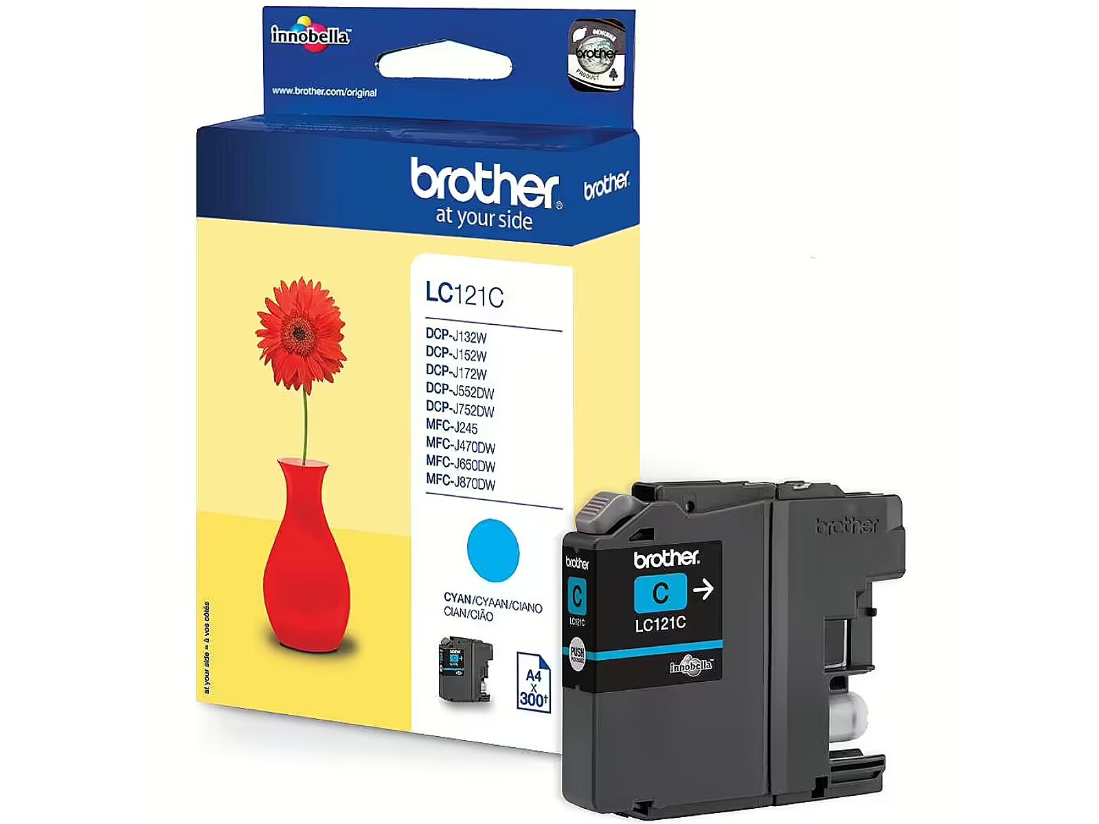 Brother LC121C, Cyan Ink Cartridge