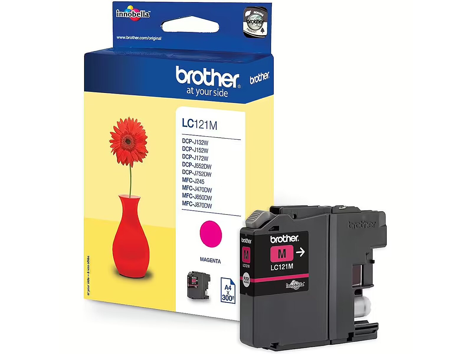 Brother LC121M, Magenta Ink Cartridge