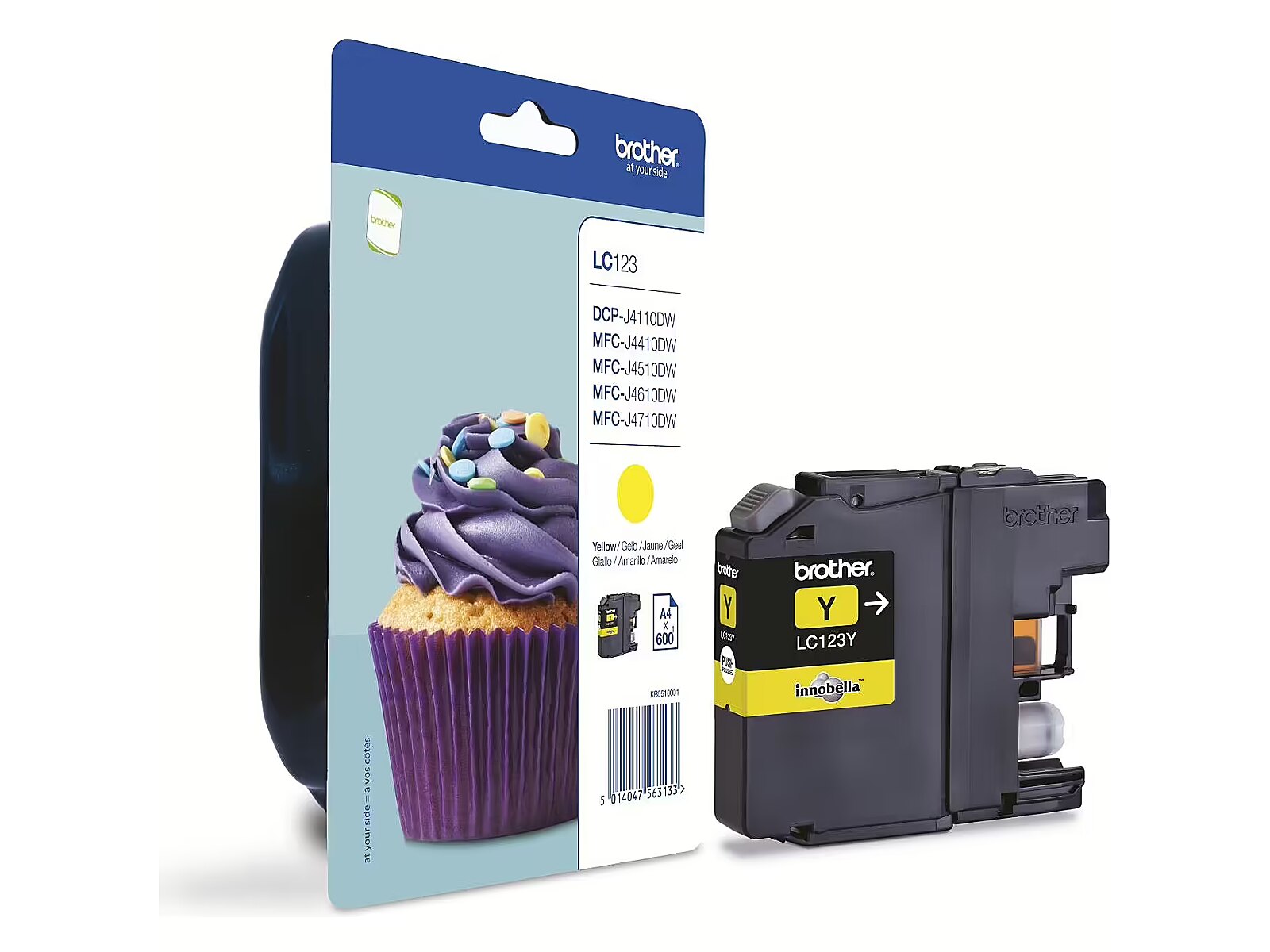 Brother LC123Y, Yellow Ink Cartridge