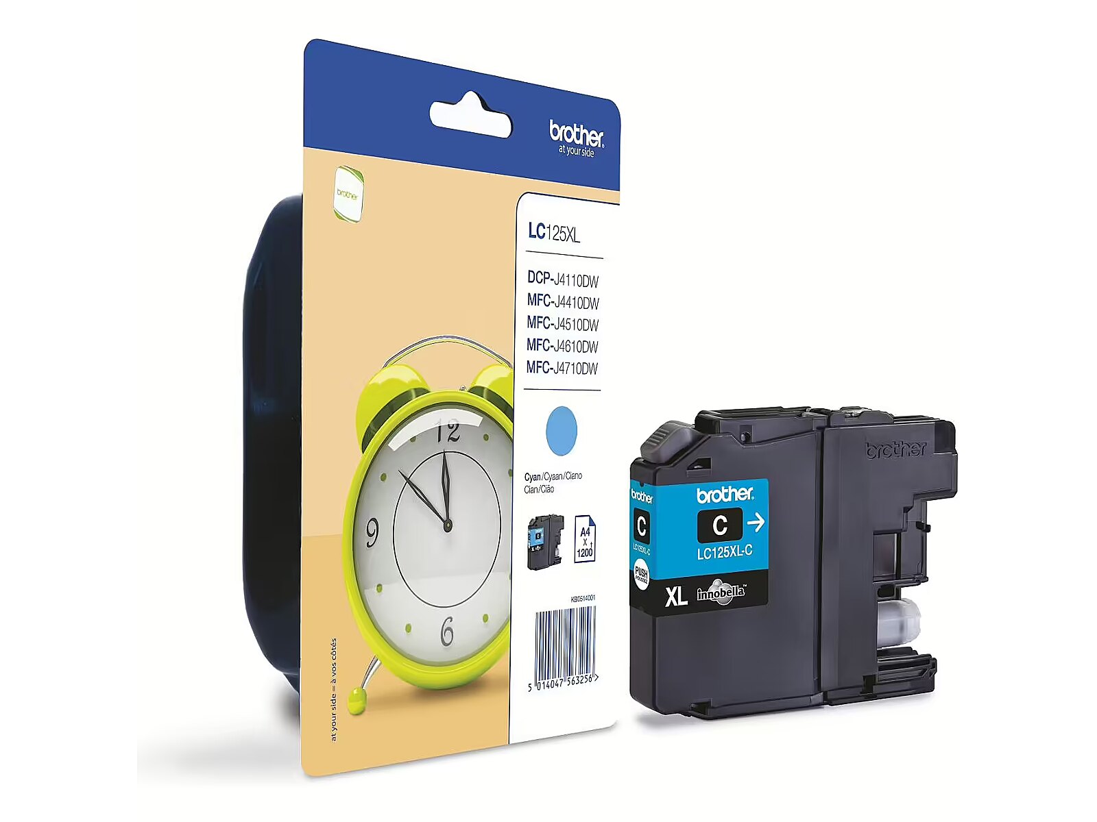Brother LC125XLC, Cyan Ink Cartridge