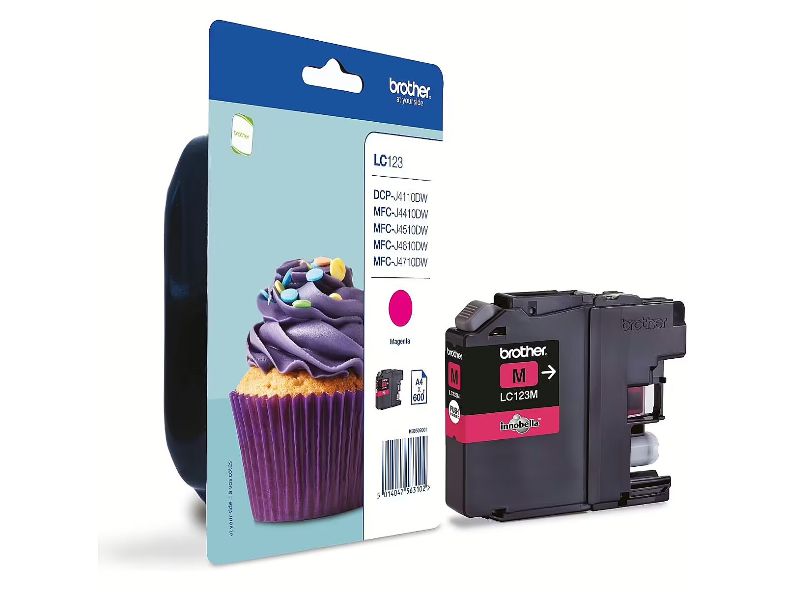 Brother LC123M, Magenta Ink Cartridge