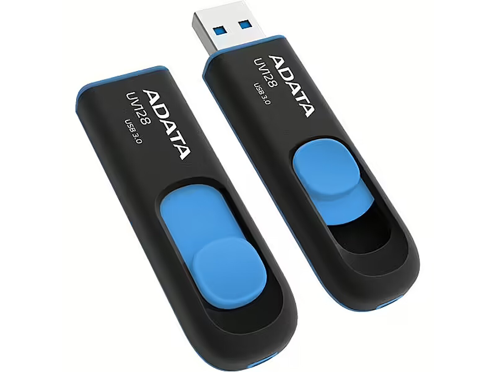 A-Data DashDrive UV128, 128GB, Black/Blue