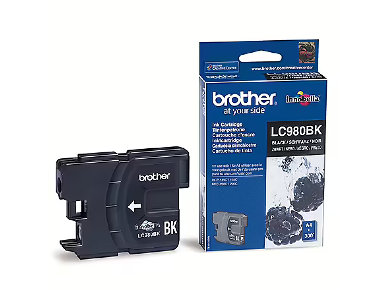 Brother LC980BK, Black Ink Cartridge