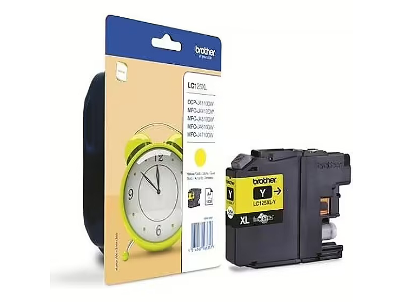 Brother LC125XLY, Yellow Ink Cartridge