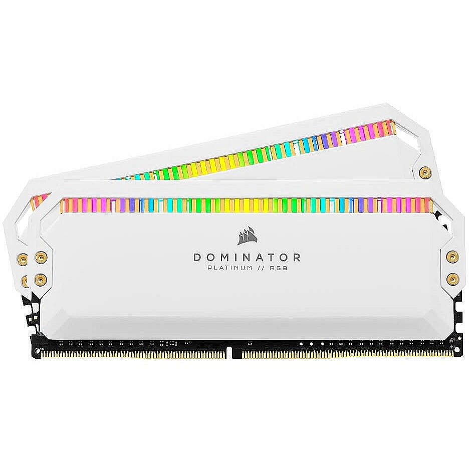 Corsair Memory DDR4 Dominator 16GB/3200 (28GB) WHITE RGB CL16