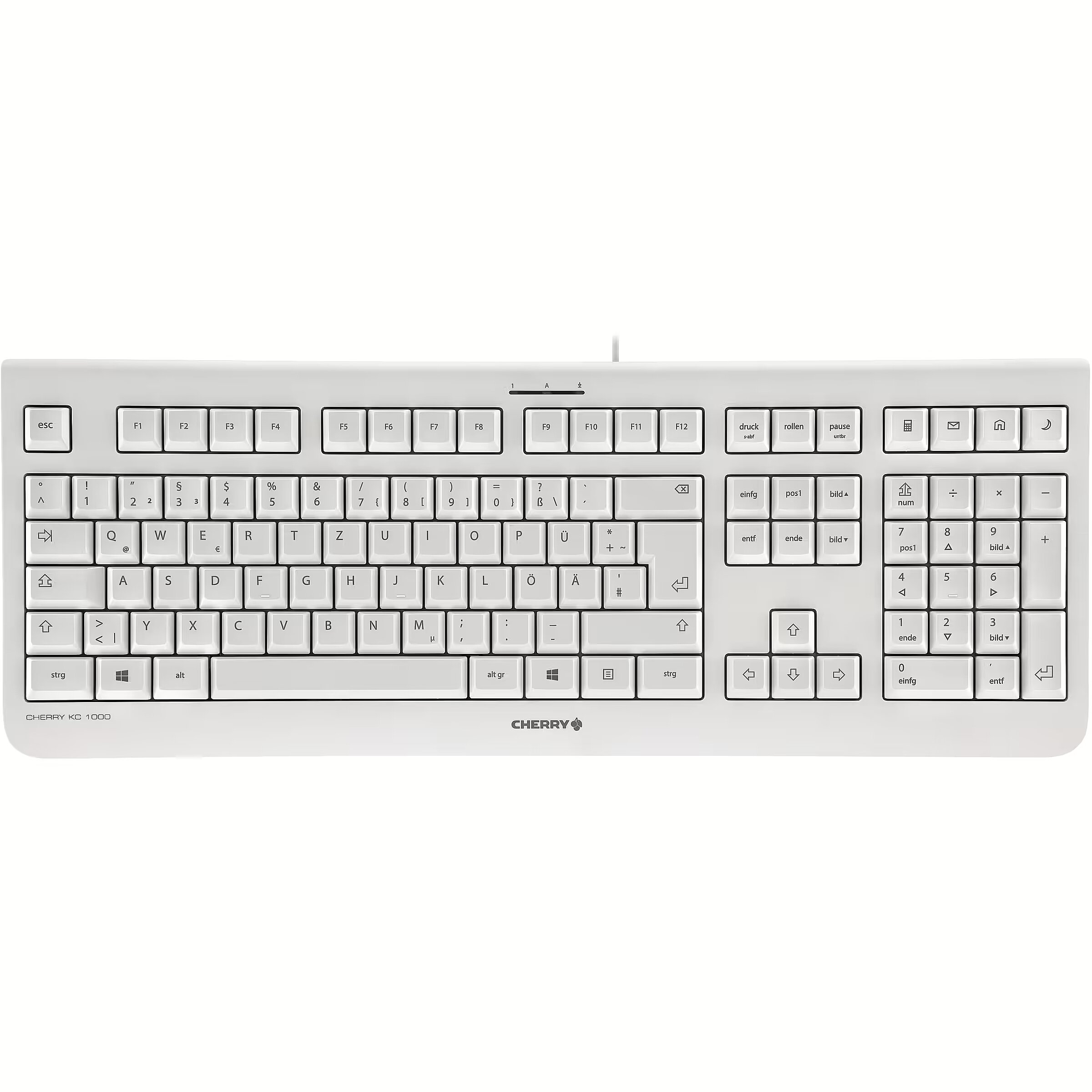 Cherry KC 1000, USB, Grey
