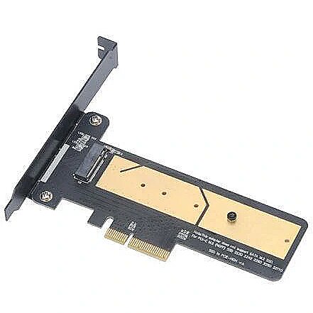 Akasa M.2 SSD to PCIe adapter card with heatsink cooler