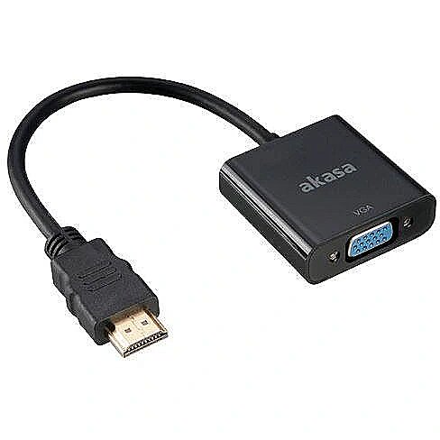 Akasa HDMI to VGA converter, 20cm